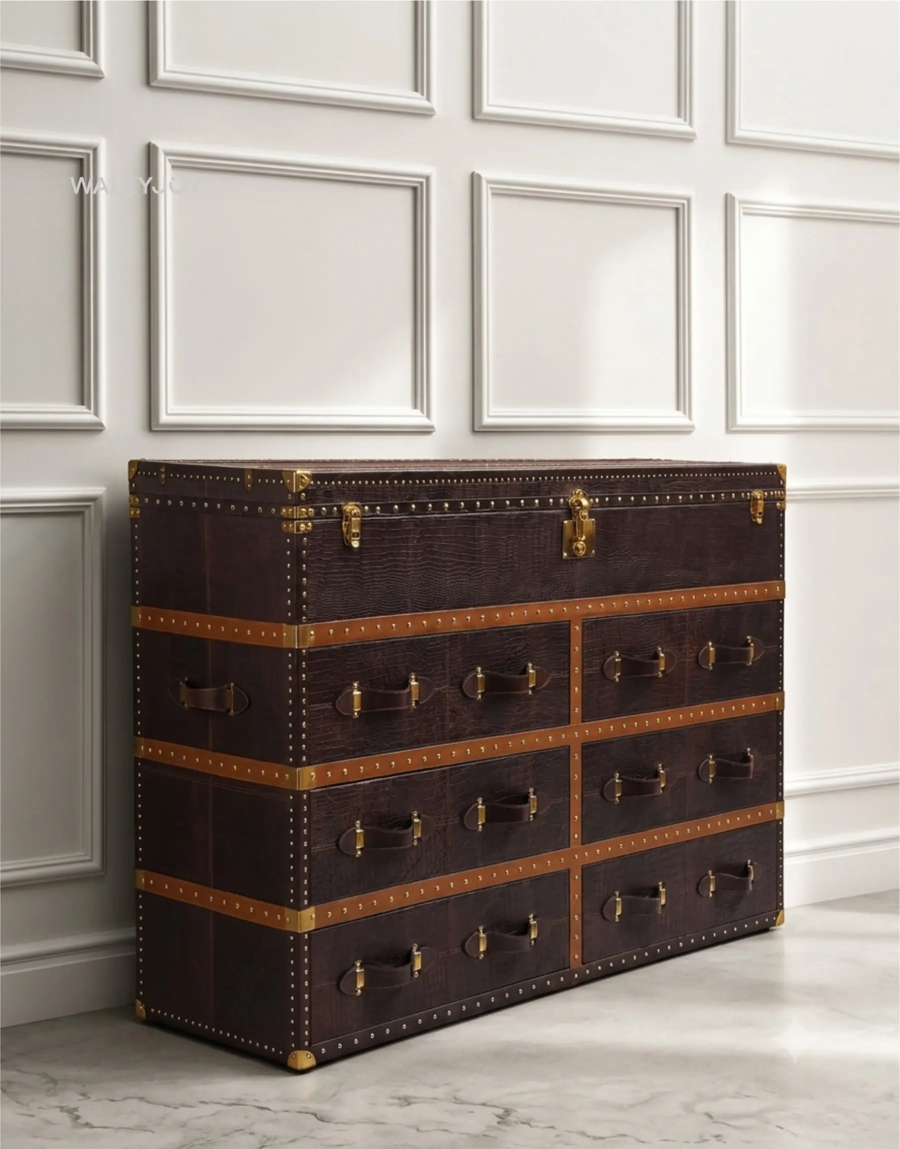leather trunk chest leather trunk chest