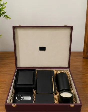 The Signature Matte Burgundy Gift Box