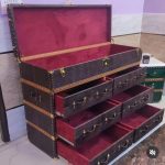 The Sovereign Croc-Embossed Leather Trunk Dresser