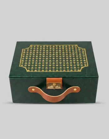 The Royal Emerald Patterned Case & Keepsake Box