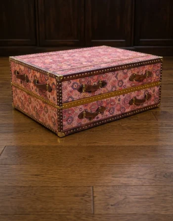 Vintage Paisley Trunk Coffee Table