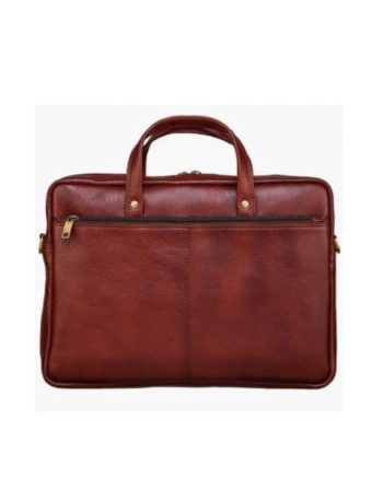 Classic Genuine Leather Laptop Messenger Bag