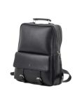 Executive Leather Laptop Backpack
